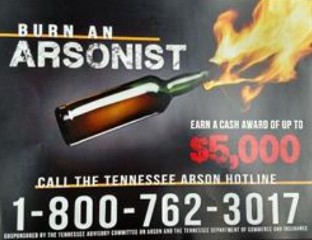burn an arsonist