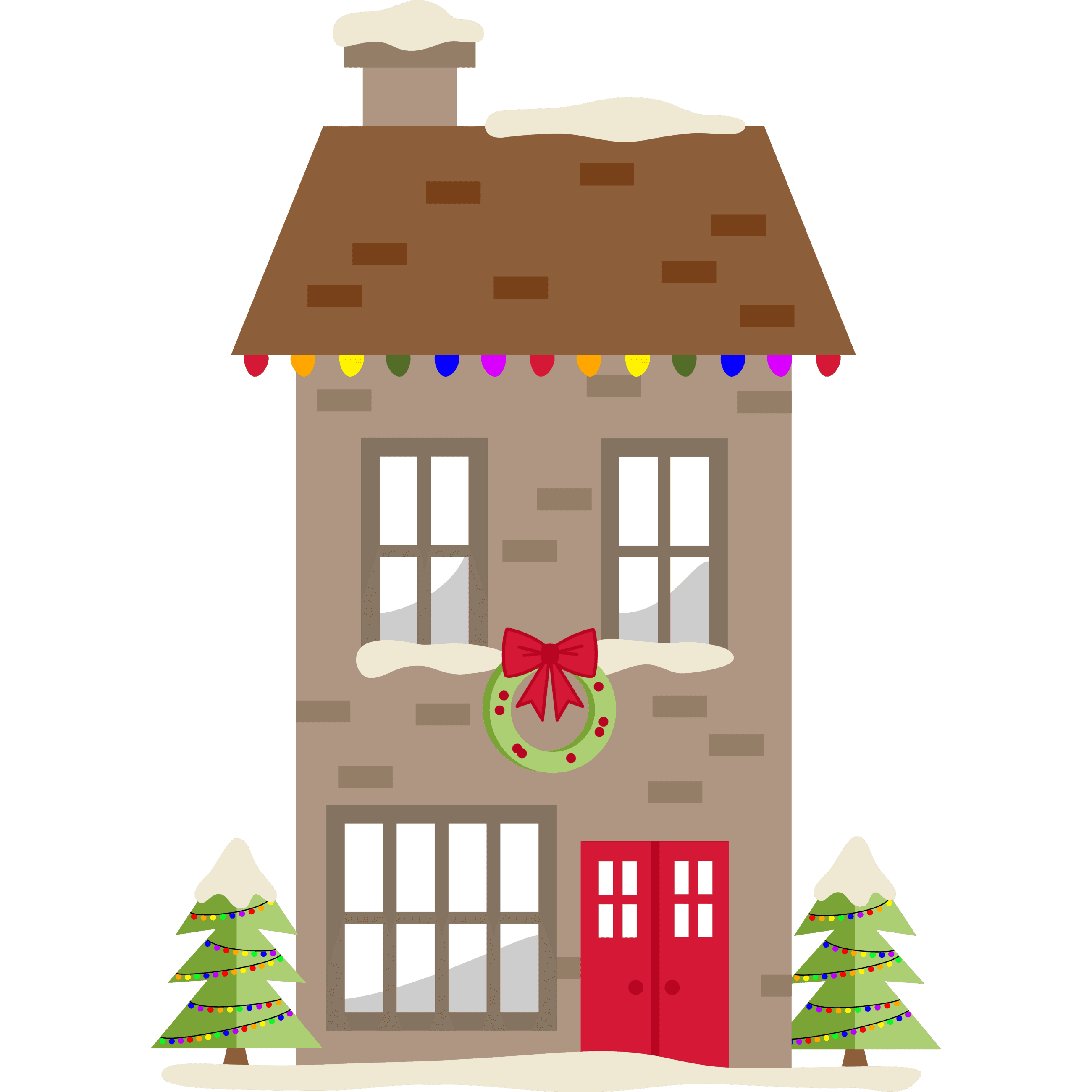 Christmas House (brown)