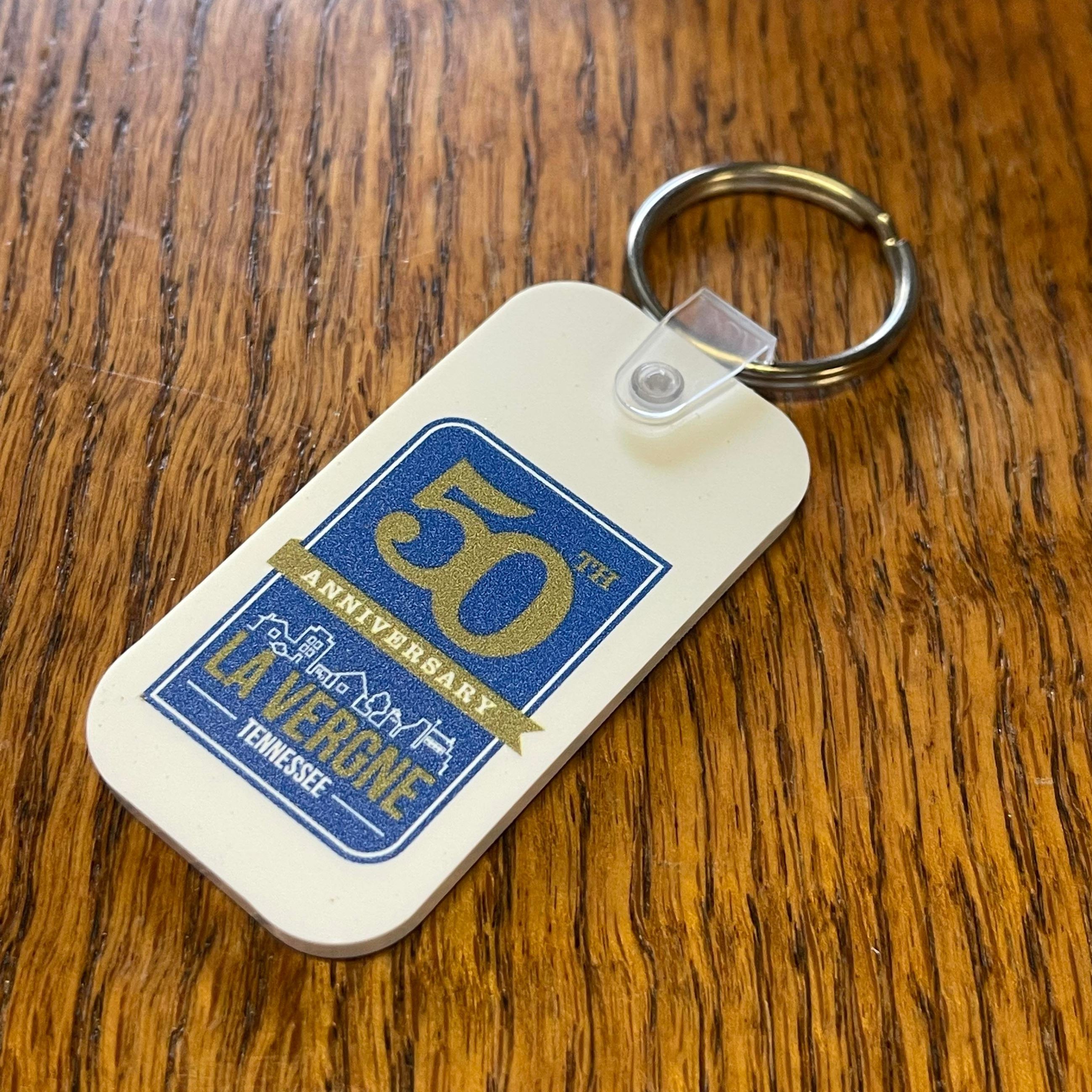 50th Anniversary Keychain