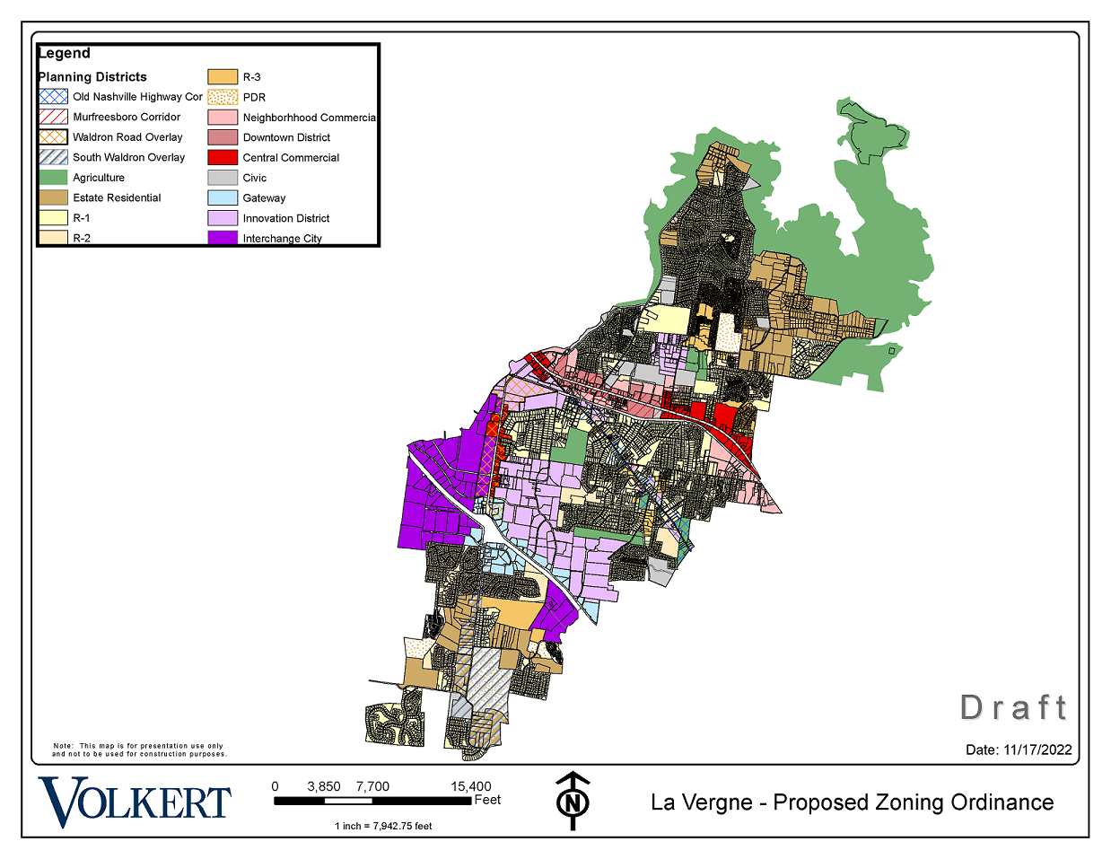 image of Proposed Zoning Map