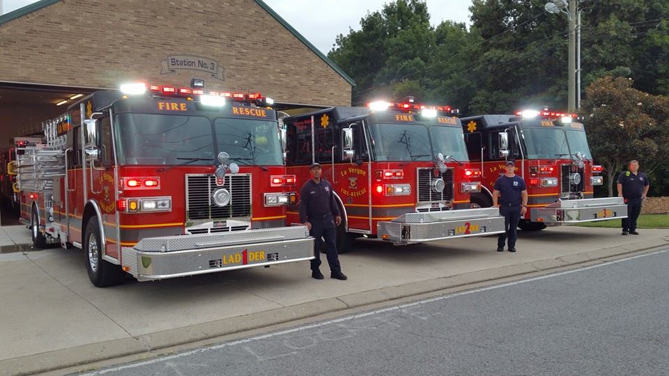 image of LFD fire engines