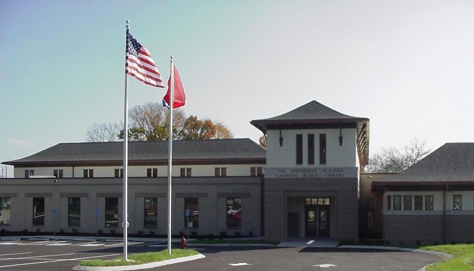 image of library in the day time